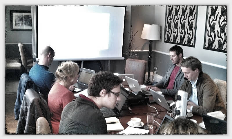 Some pics from our latest WordPress training course in Cheltenham