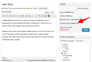 Hiding unpurchasable products