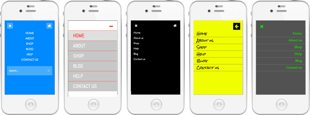 Make Mind-blowing Mobile Menus for WooThemes Canvas – new Canvas Extension
