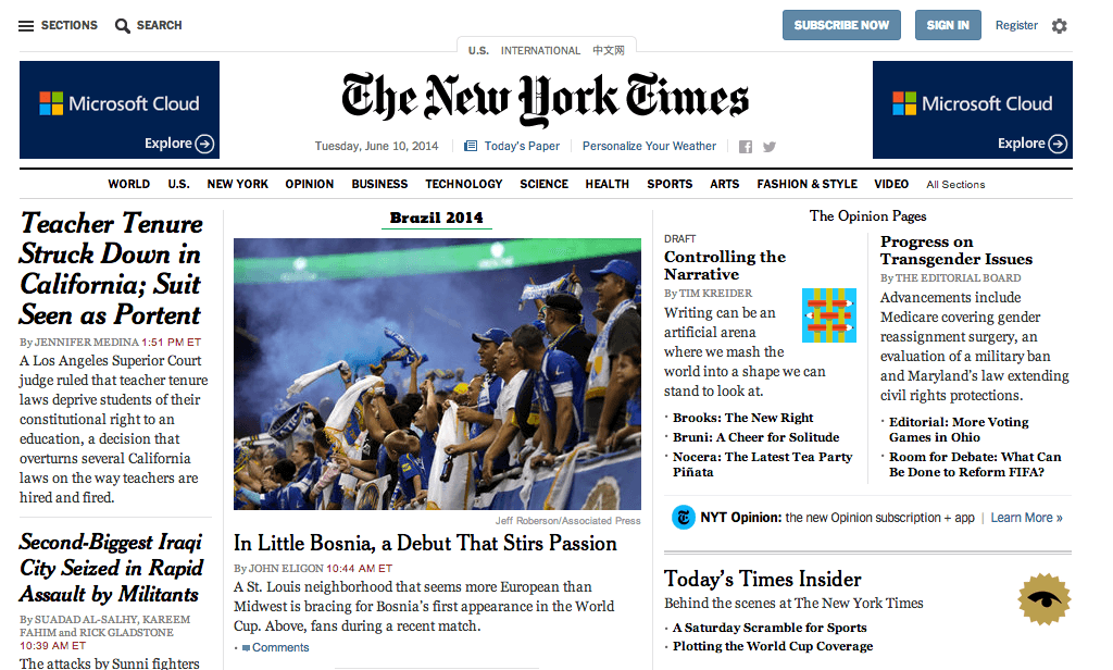 Video tutorial – How to create a magazine layout like the New York Times for your website