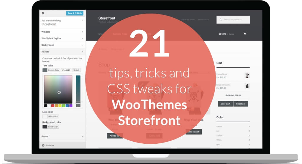 21 tips, tricks and CSS tweaks for WooCommerce Storefront