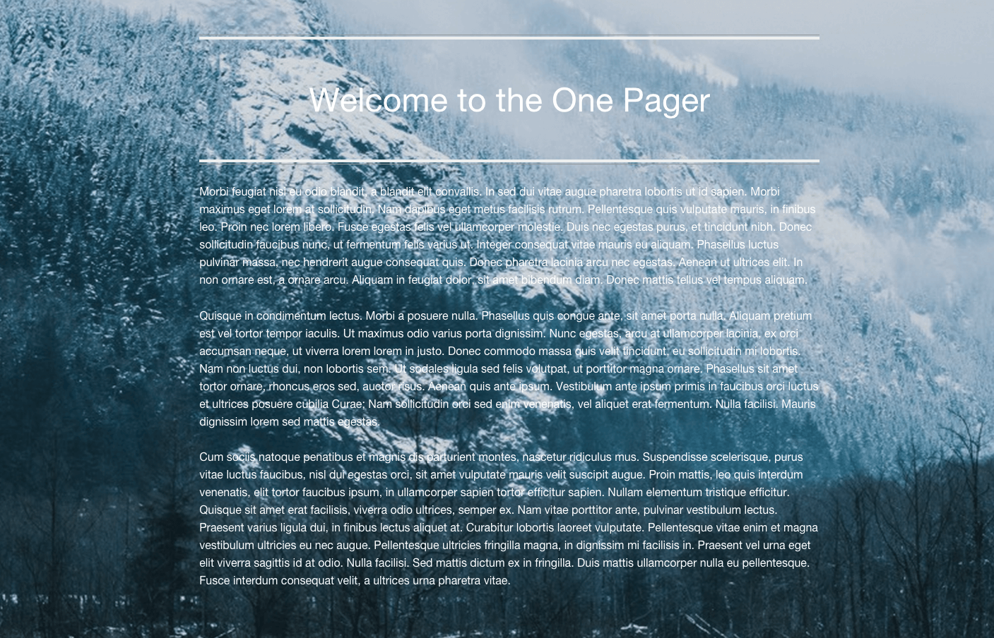 Sneaky peak – pootle page builder one pager