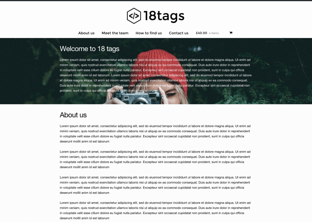 Introducing 18 tags - our new free WordPress theme 2 Introducing 18 tags - our new free WordPress theme 2
