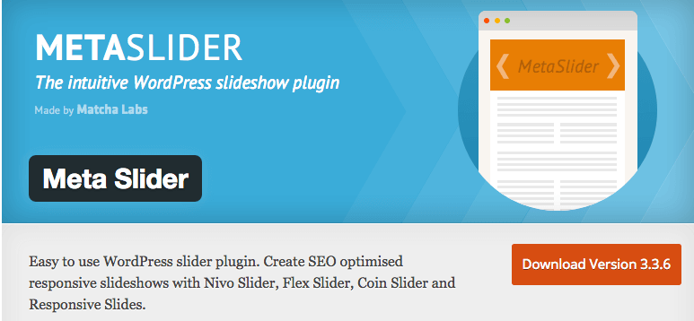 meta slider and pootle page builder