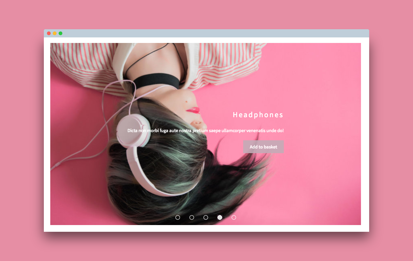 the slider woocommerce block