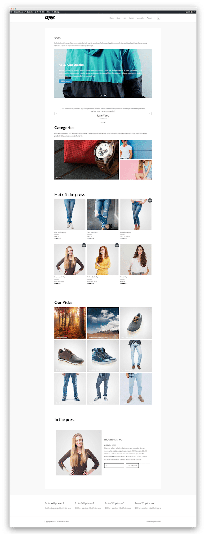 customize woocommerce shop page