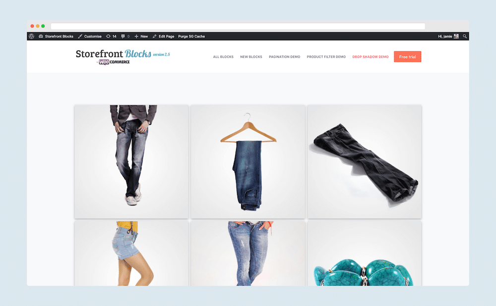 WooCommerce Product Filters, WooCommerce Product Pagination, and three new WooCommerce Blocks all included in Storefront Blocks version 2.5 6