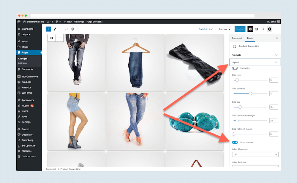 WooCommerce Product Filters, WooCommerce Product Pagination, and three new WooCommerce Blocks all included in Storefront Blocks version 2.5 7