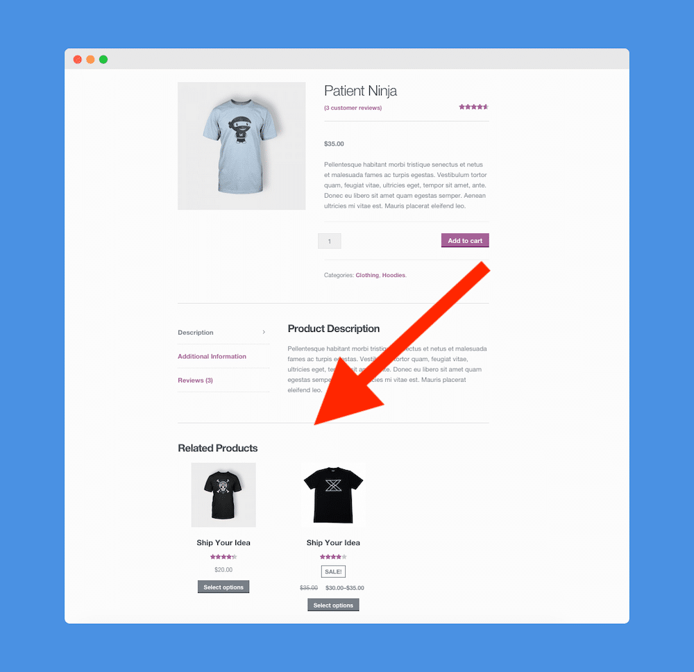 change woocommerce related products