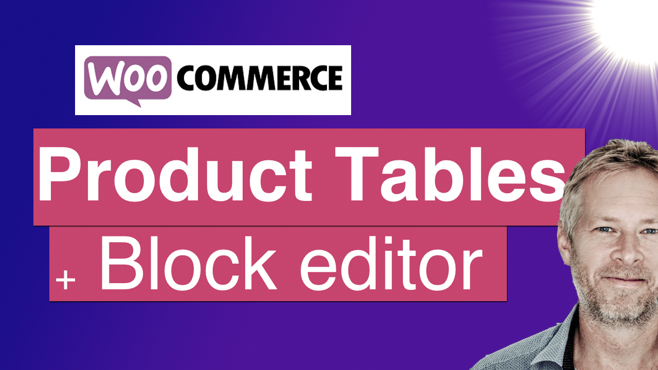 WooCommerce Product Table – how to easily list your products using the Product Table Block and the WordPress Block Editor, Gutenberg