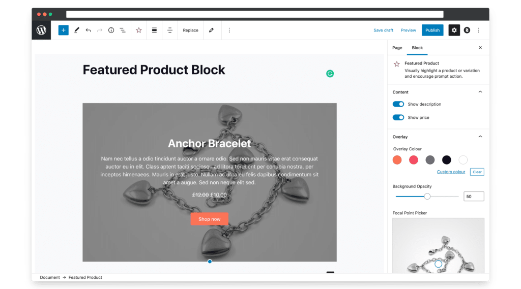 Featured Product Block