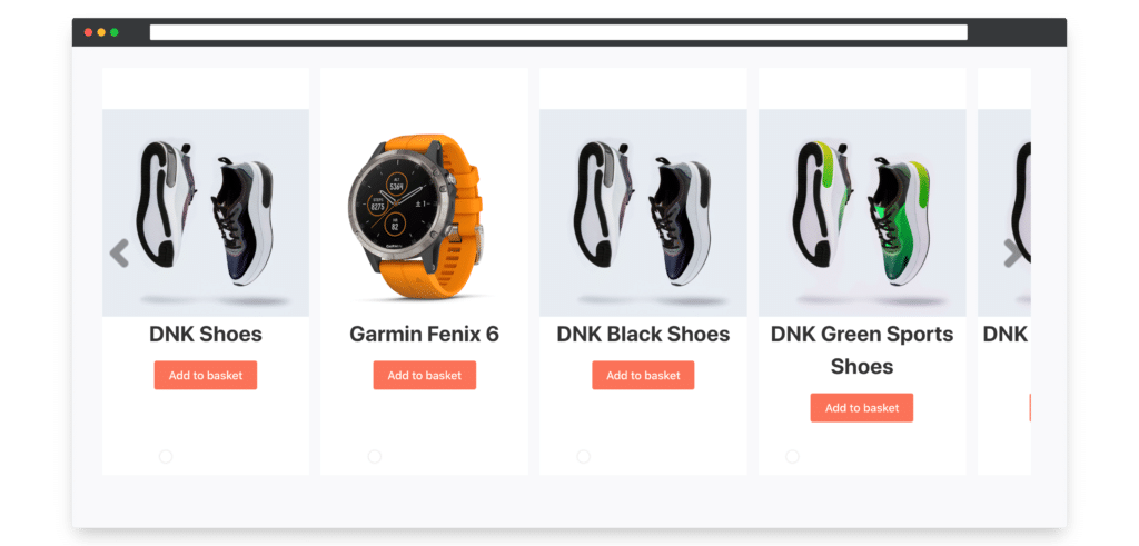 woocommerce product carousel