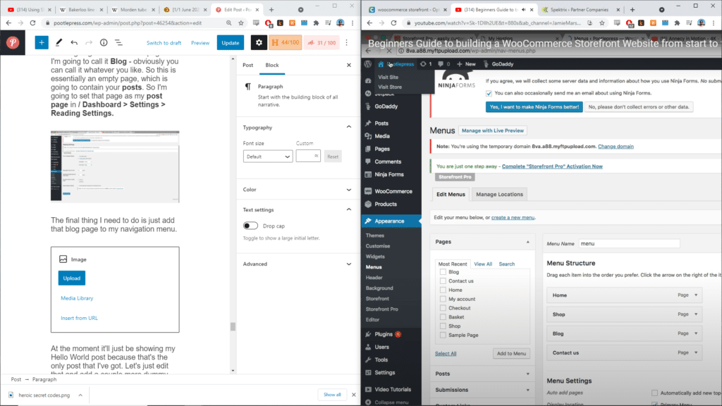 A beginners guide to building a WooCommerce Storefront Website from start to finish (2021) 39