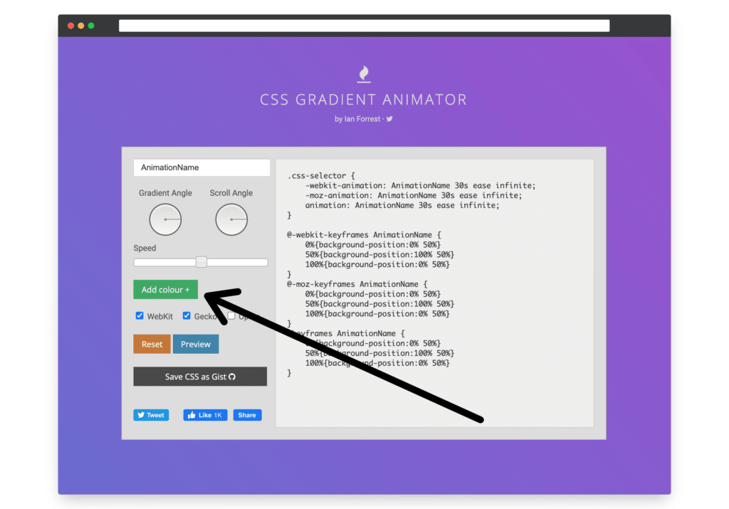 Gutenberg Tutorial: Learn how to add animated gradient backgrounds to page sections 1