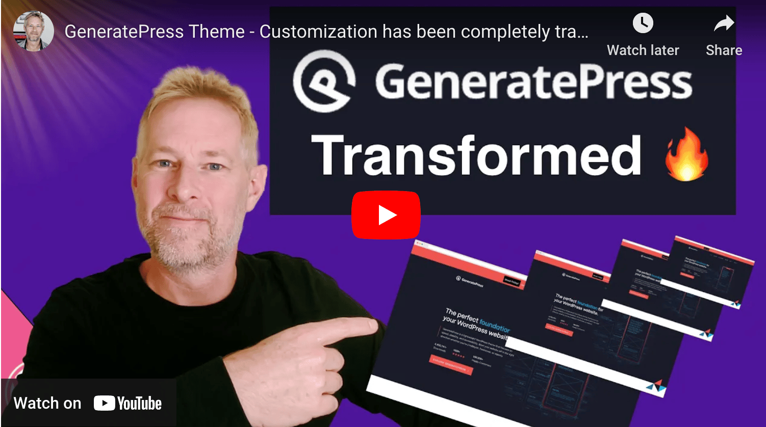 GeneratePress Theme – Customization has been completely transformed!