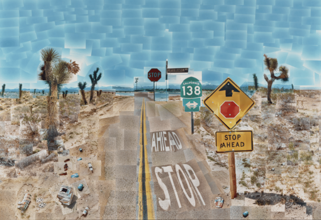 Hockney's Pearblossom Highway