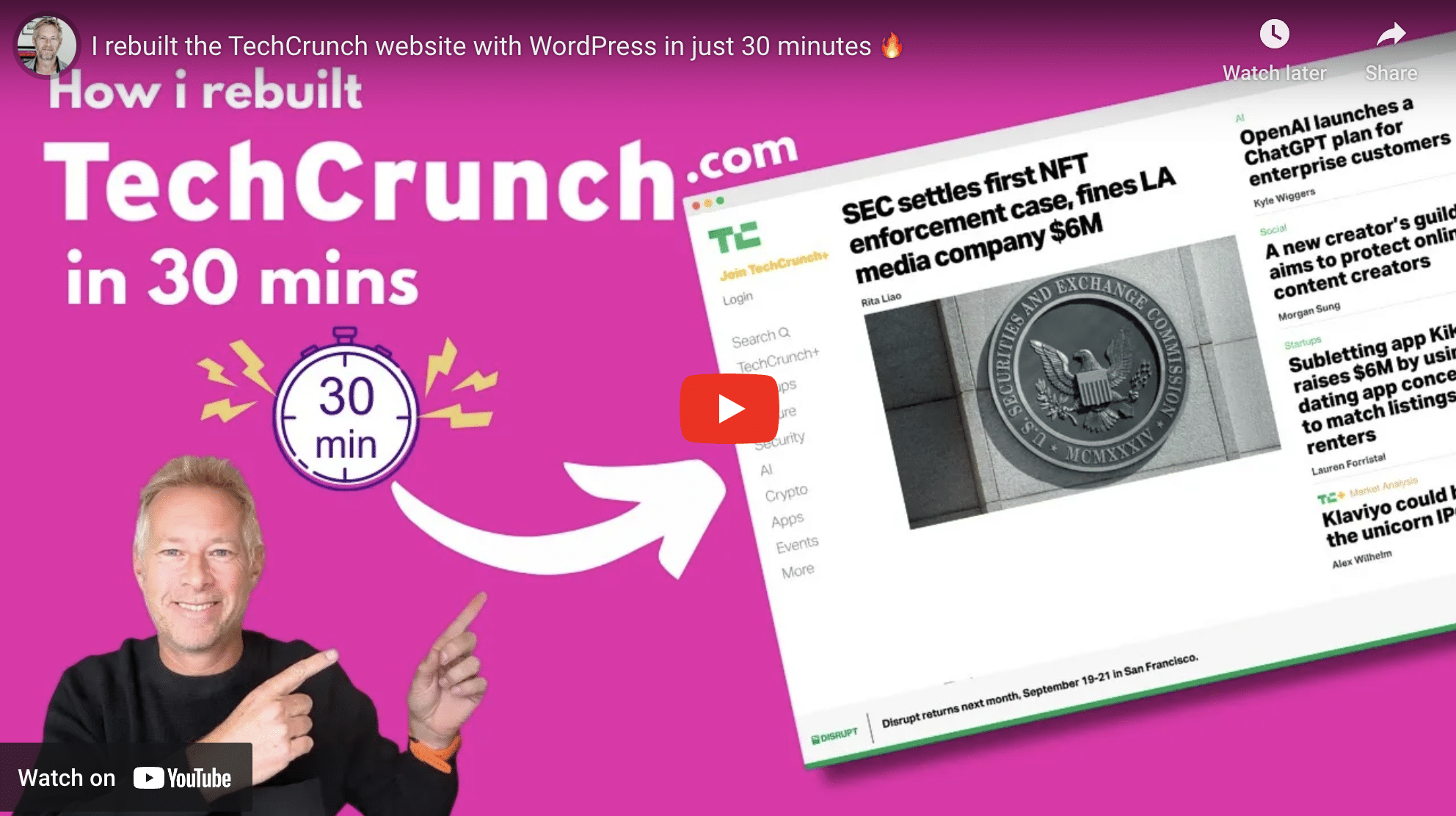 Recreating TechCrunch with WordPress: A 30-minute Challenge