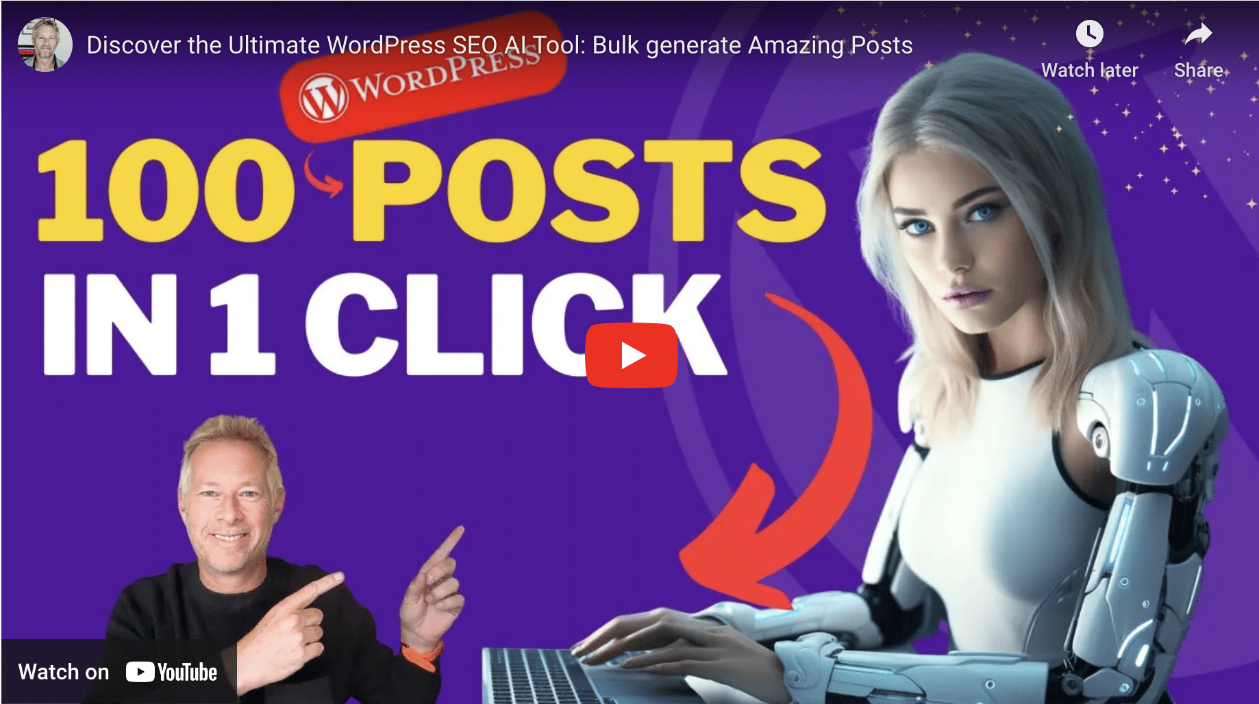 Discover the Ultimate WordPress SEO AI Tool: Bulk generate Amazing Posts