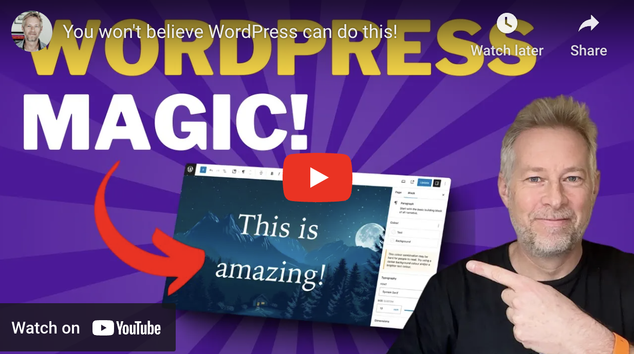 You won’t believe WordPress can do this!